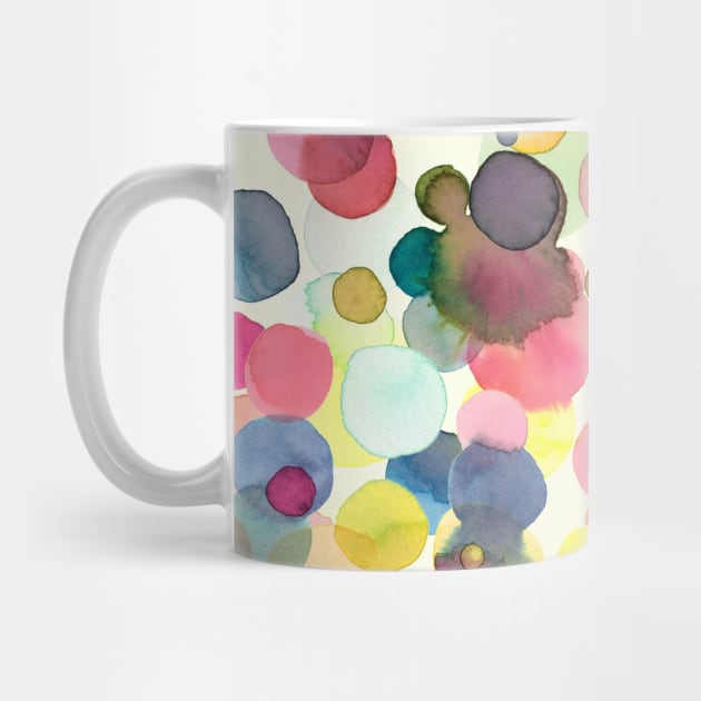 Pocket - Watercolor Colorful Drops by ninoladesign